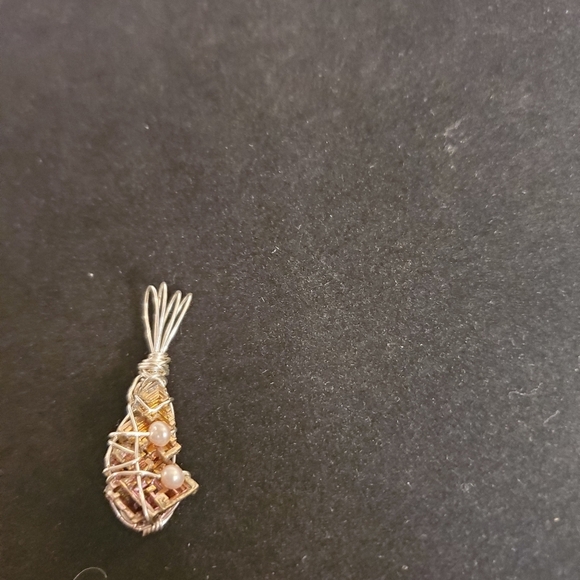 Bismuth and Seed Pearl's Wire Wrapped - Picture 5 of 5